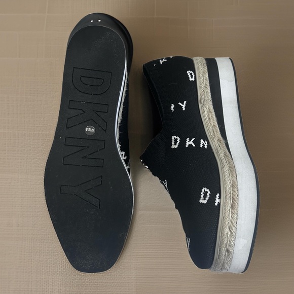 Women's DKNY Platform Espadrilles with Lior Logo Size 8/38.5 - Picture 3 of 9